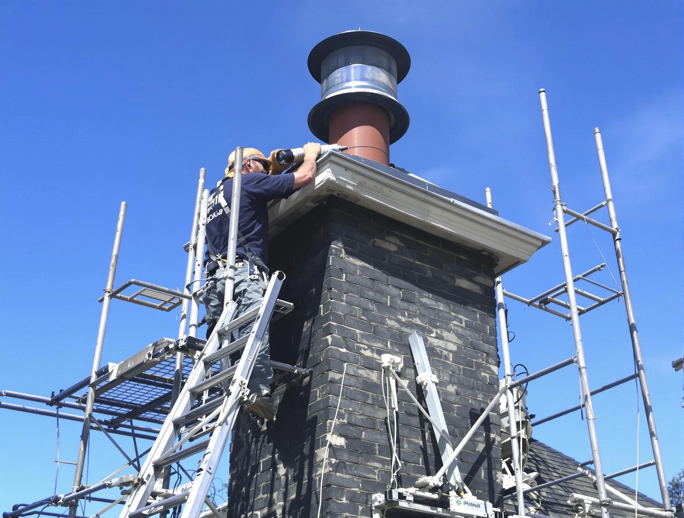 Sturdy chimney crown finished by Odenville Chimney Sweep in Odenville, AL