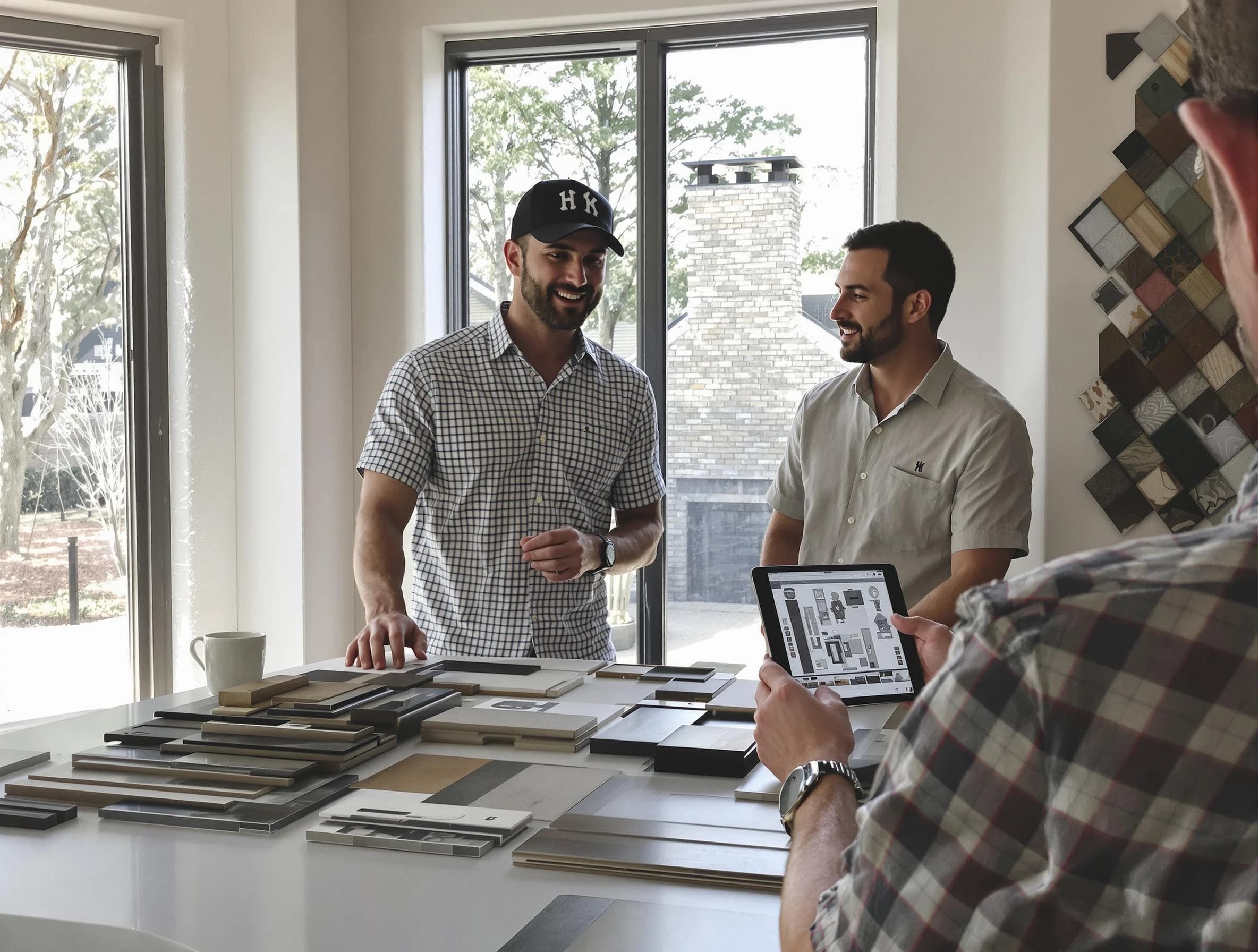Odenville Chimney Sweep remodeling a chimney and fireplace in Odenville, AL