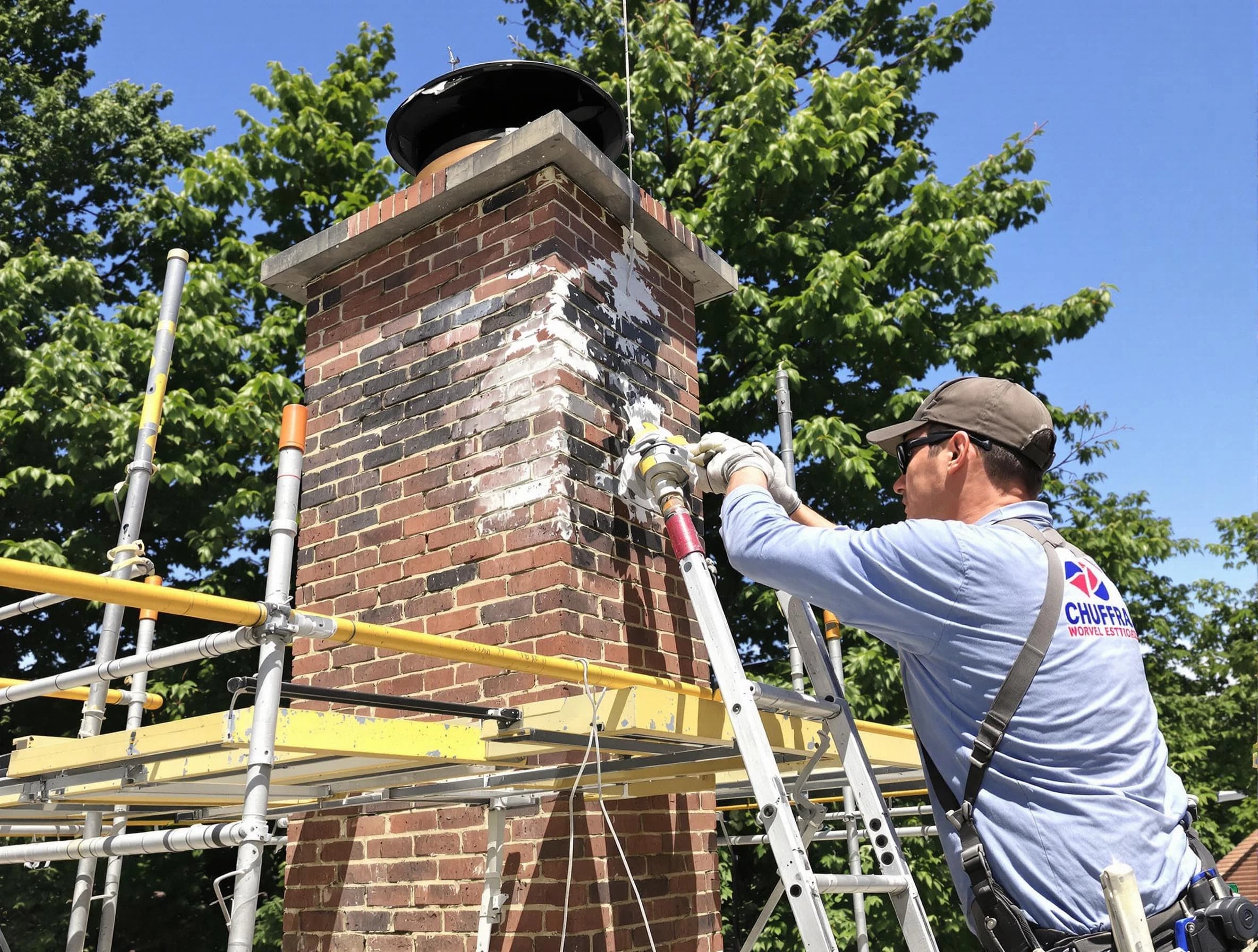 Structural chimney repair by Odenville Chimney Sweep in Odenville, AL