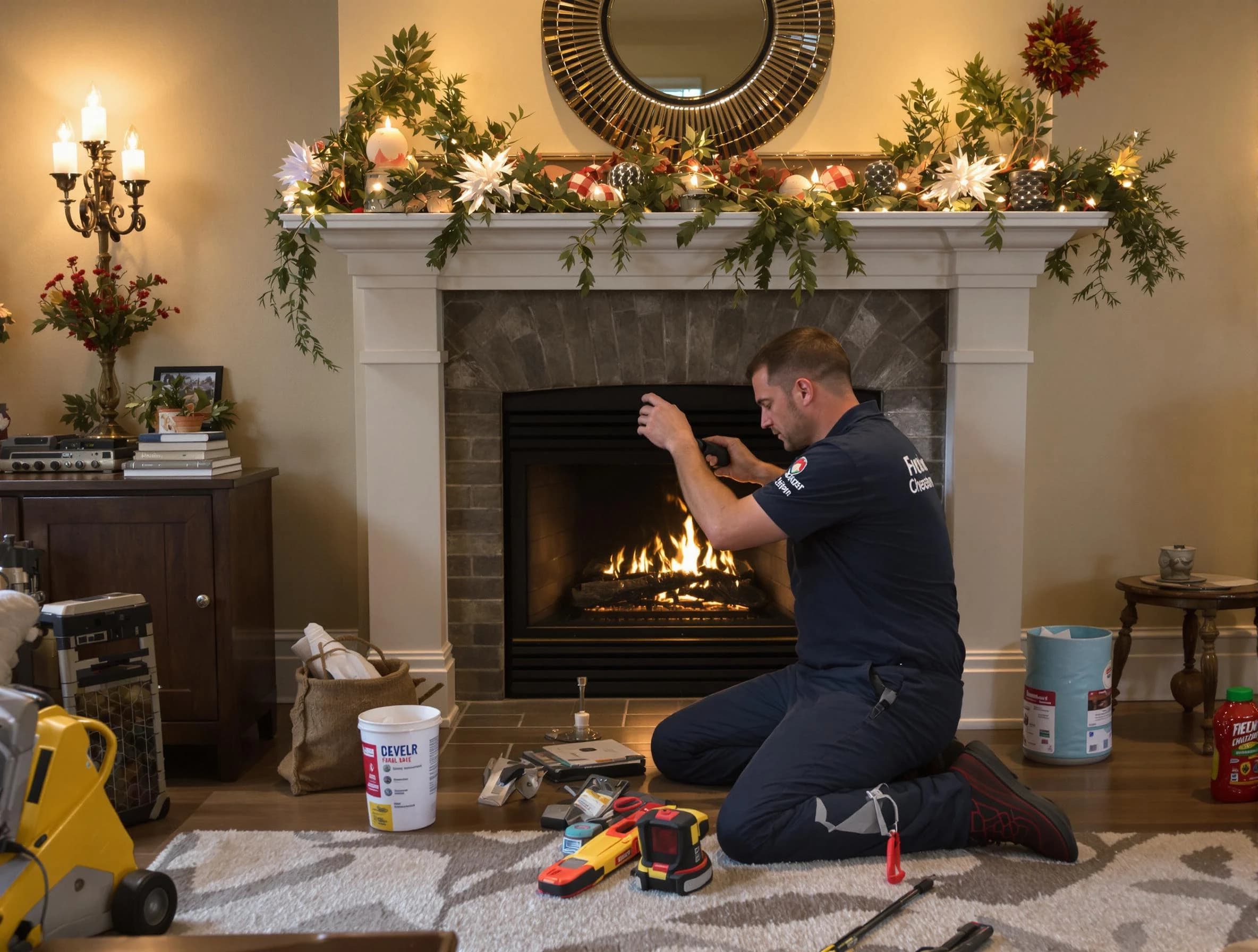 Odenville Chimney Sweep offering fireplace maintenance services in Odenville, AL