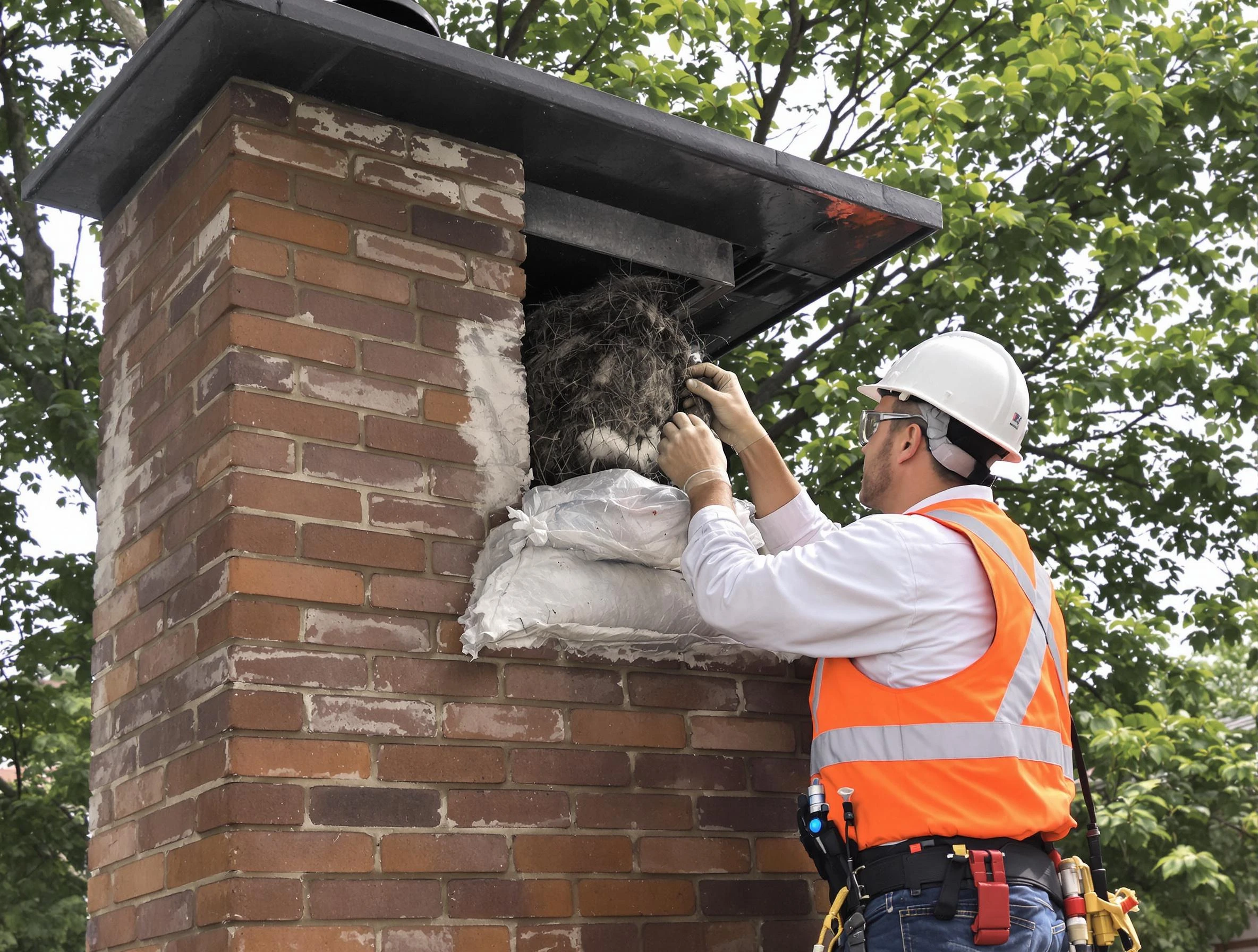 Humane removal of debris and animals by Odenville Chimney Sweep in Odenville, AL