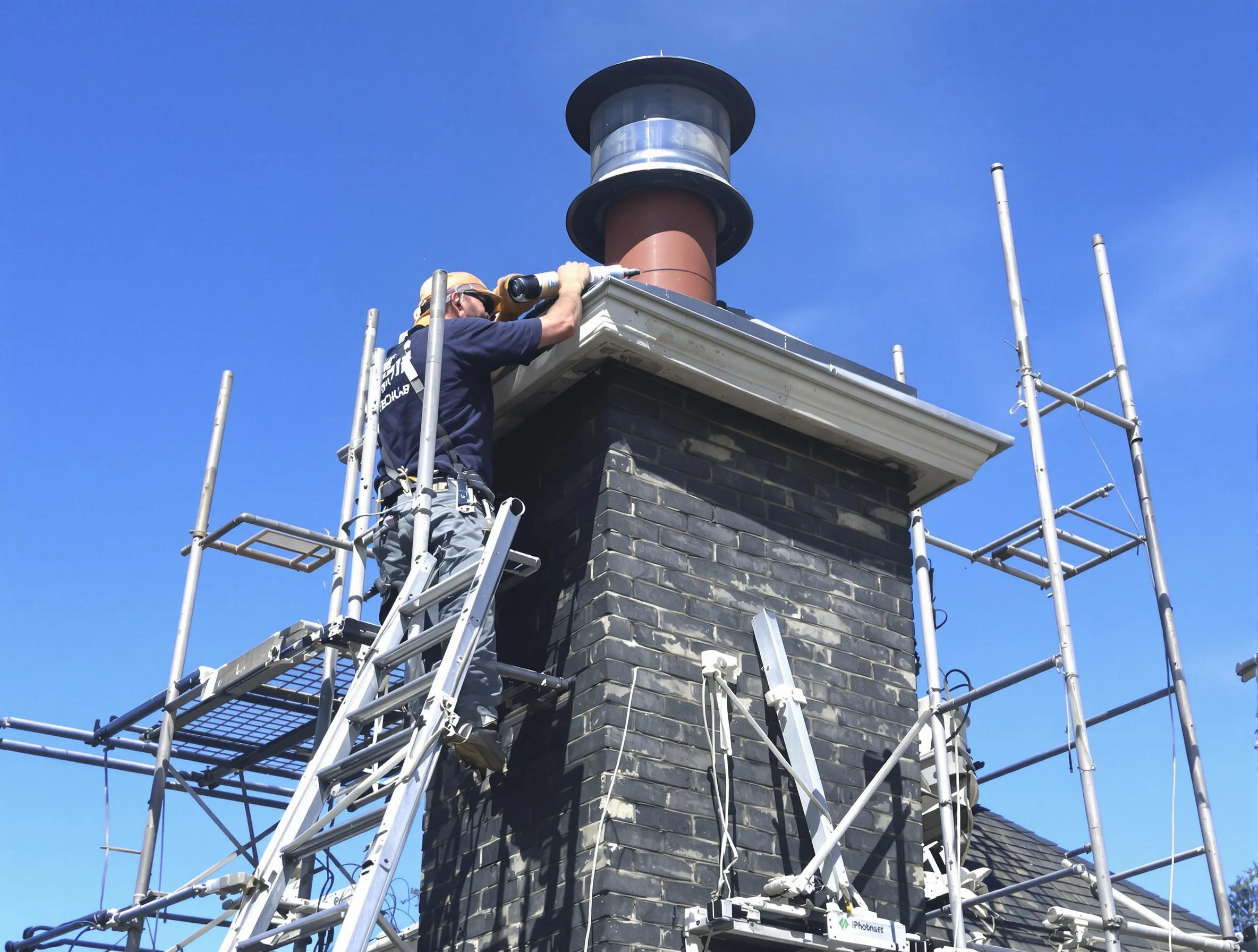 Sturdy chimney crown finished by Odenville Chimney Sweep in Odenville, AL