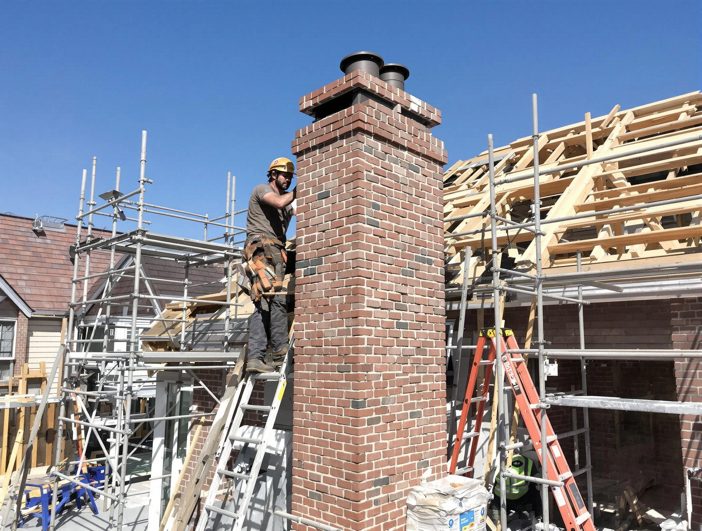 New chimney installation completed by Odenville Chimney Sweep in Odenville, AL